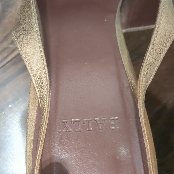 Gold Bally kitten heels - Picture 3 of 6